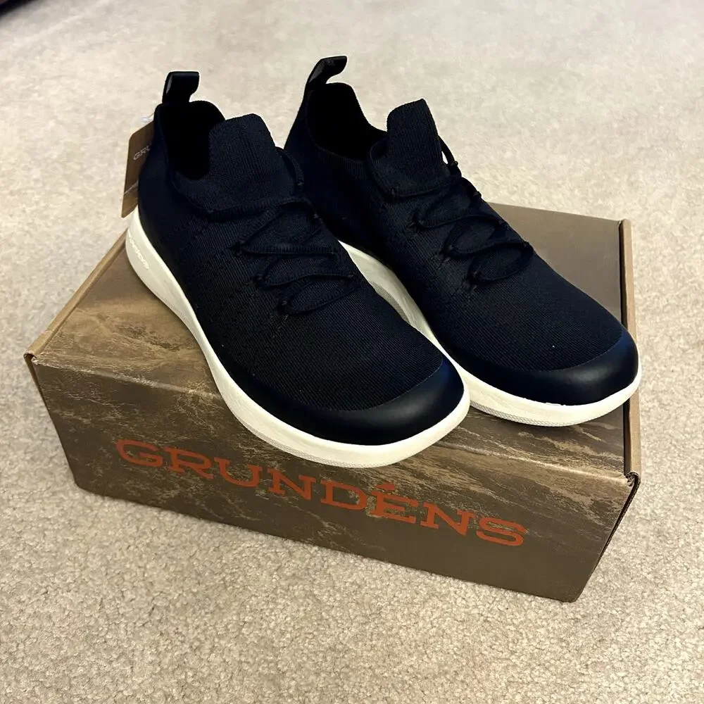 Grundens Men´s Sneakers Seaknit Black Fishing Outdoors Boat Shoe Size 8.5 NWT